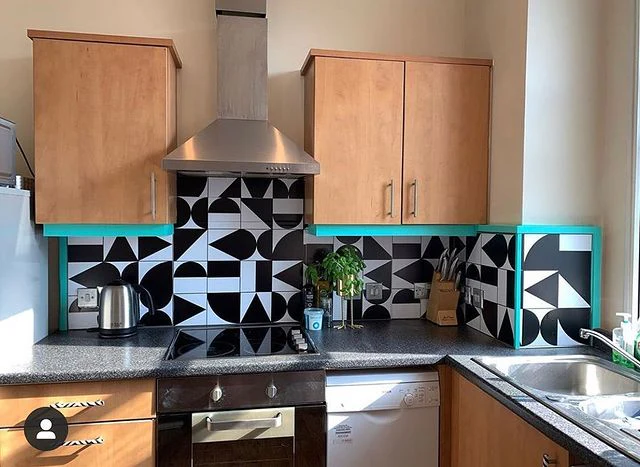 Abstract Geometric - Window Vinyl - Image 3